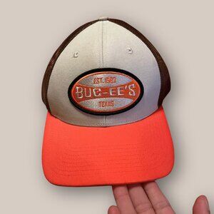 Buc-ee’s Texas Trucker Hat Snapback Mesh Gray Brown Red Cap Est 1982 Patch